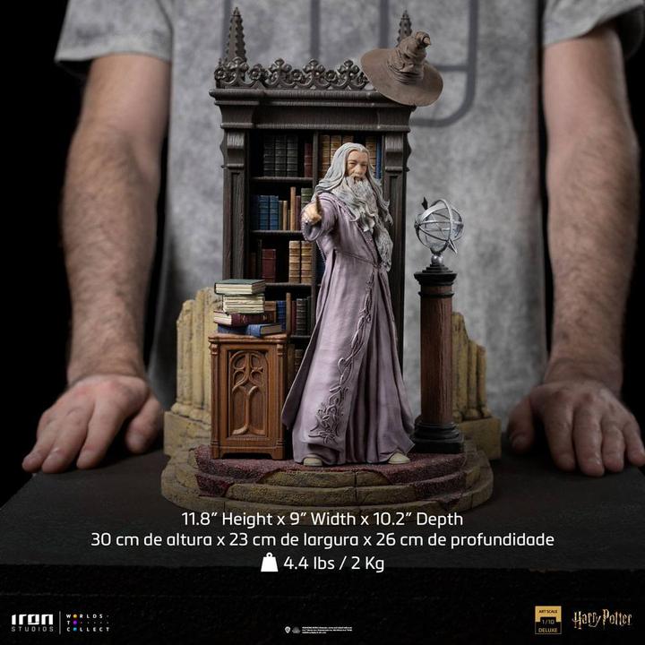 Actual product image Iron Studios Harry Potter Deluxe Art Scale Statue 1/10 Albus Dumbledore 30 cm