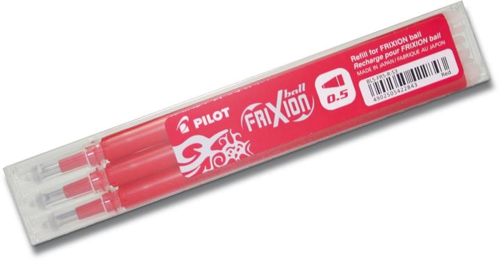Actual product image Pilot FriXion Refill Set à 3 (Refill, Red, 0.25 mm)