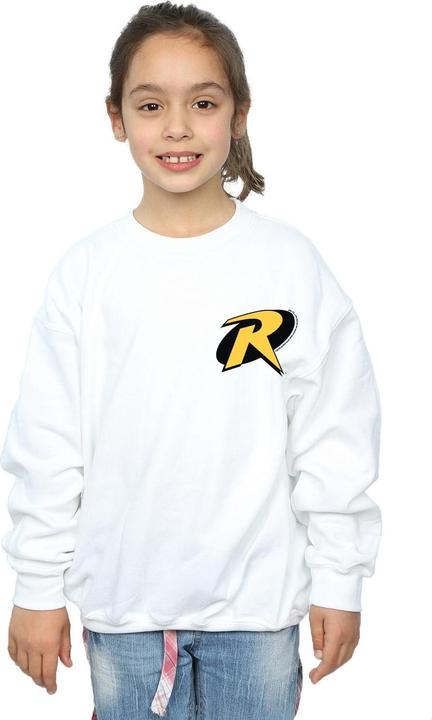 Immagine prodotto Batman Robin Logo Felpa Ragazze (140, 146)
