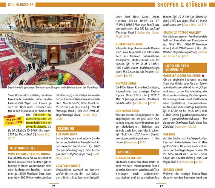 Actual product image Reiseführer Las Vegas (German, Charles Teuschl, Sabine Stamer, 2022)