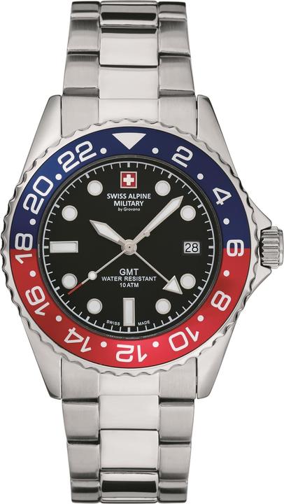 Immagine prodotto Swiss Alpine Military Collezione MASTER DIVER GMT - Montre quartz swiss made (Fatto in Svizzera, 42 mm)