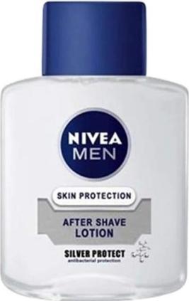 NIVEA Men Skin Protection Aftershave Silver Protect 100ml (Aftershave lotion, 100 ml)