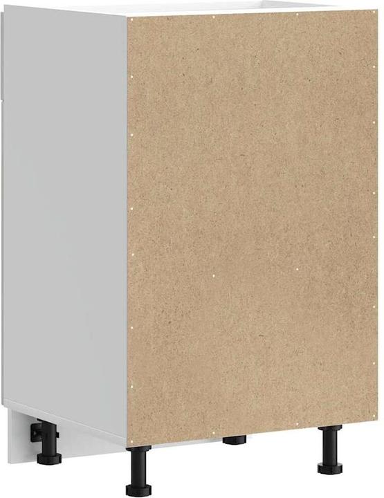 Actual product image VidaXL Kitchen base unit Lucca Concrete grey Wood-based sink base unit (50 x 46 x 81.5 cm)