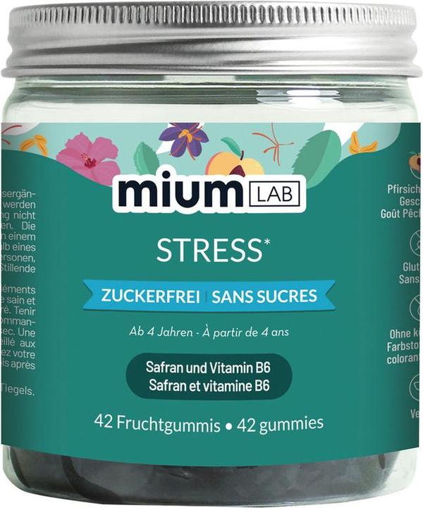 Actual product image Mium Lab Vitamingummis Stress (42 Piece, Gummies, 143 g)
