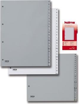 Image du produit Kolma Intercalaire A4 strong A-Z 24 pcs. gris