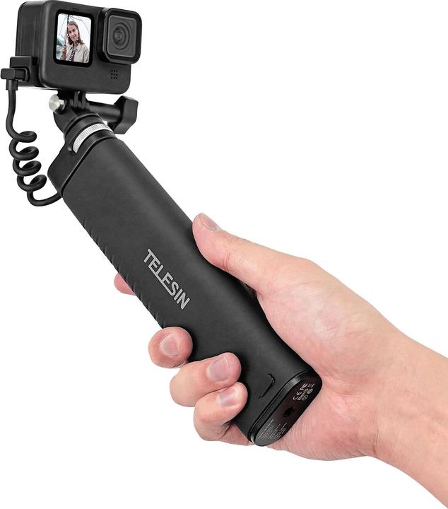 Produktbild Telesin Power grip selfie stick (With power bank) TE-CSS-001