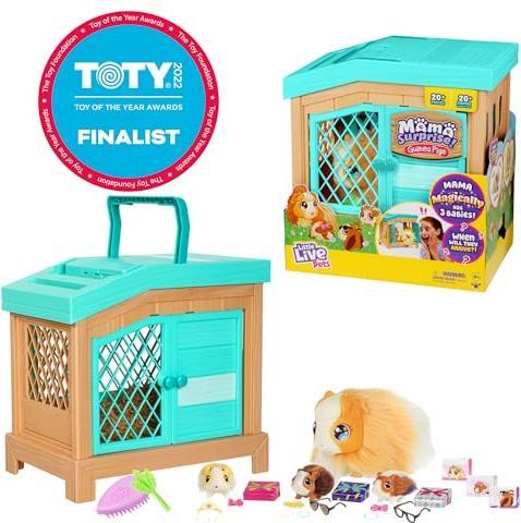 Produktbild Little Mama Surprise mit Stall und 3 Überraschungsbabys (33.10 cm)