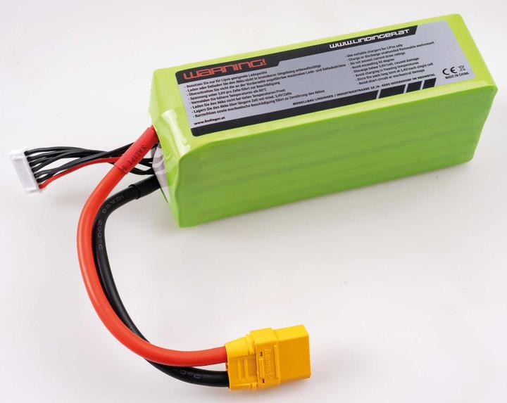 Produktbild Wellpower LIPO AKKU ULTIMA GT II 5200 MAH / 22,2 Volt 6S 40/80C CH5/8 115,44WH XT-90 (22.20 V, 5200 mAh)