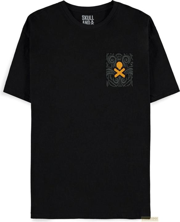Immagine prodotto Difuzed Maglietta Skull and Bones avec poche poitrine Logo (L) (L)