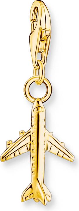 Immagine prodotto Thomas Sabo Ciondolo Charm Plane placcato oro (Argento 925)