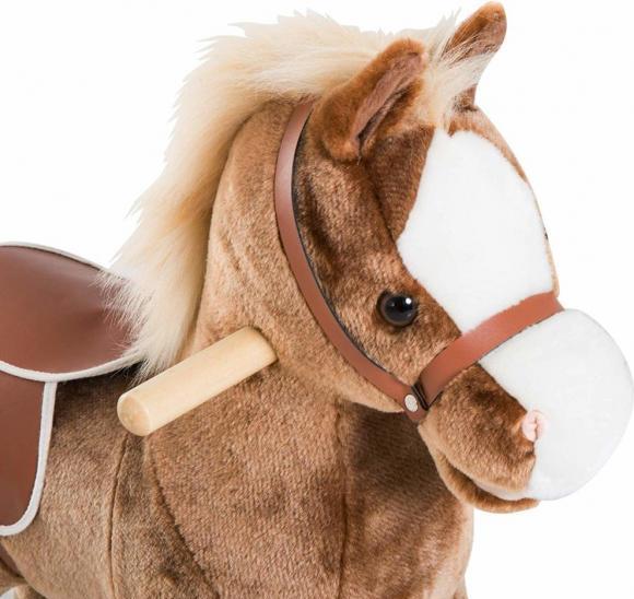Produktbild Homcom Plüsch-Schaukelpferd für Kinder