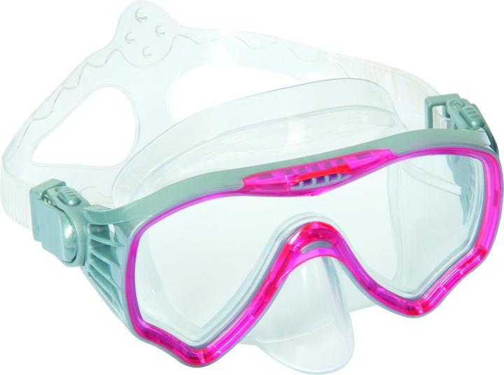 Actual product image Bestway Submira Dive Mask, Adults, Full face mask, Freediving, Tempered glass, Black, Blue, Red, 14