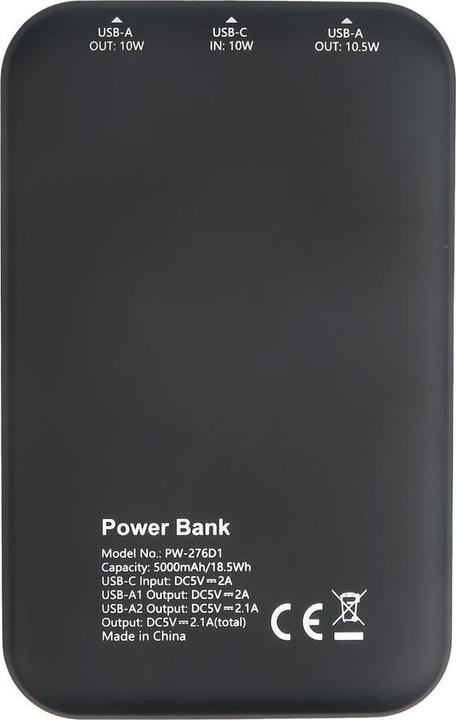 Actual product image eSTUFF INFINITE Power Bank 5,000 mAh (5000 mAh, 18.50 Wh)