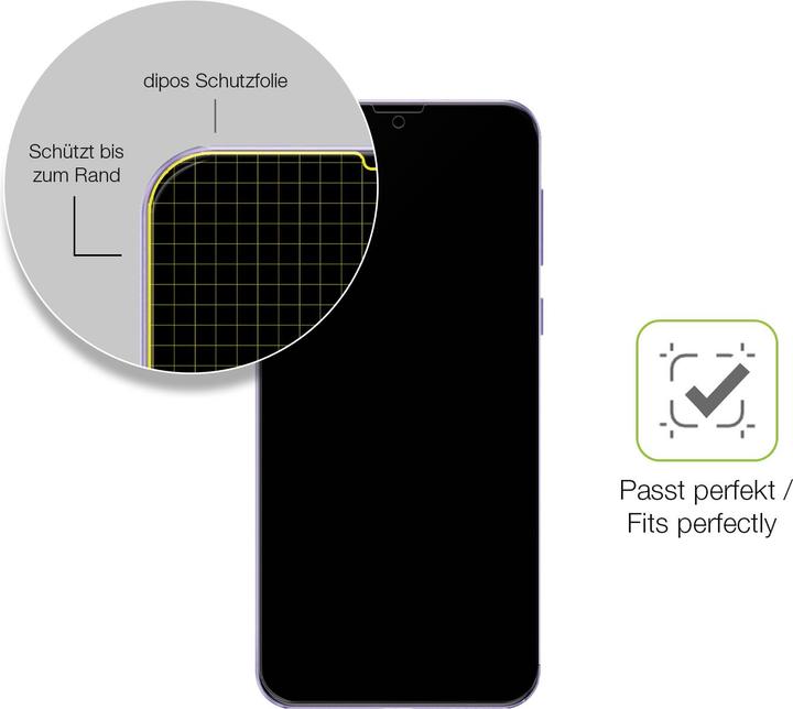 Produktbild Dipos Full Cover Schutzfolie Matt (1 Stück, Ulefone Power 6)