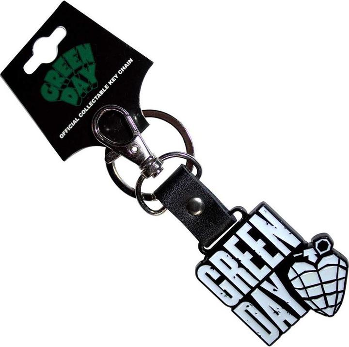Green Day Stacked Logo & Grenade Schlüsselanhänger