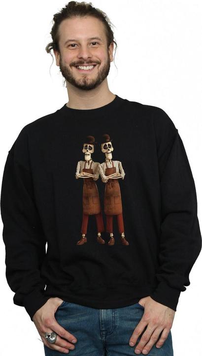 Actual product image Disney Mens Coco Oscar And Felipe Twin Brothers Sweatshirt (XXL)