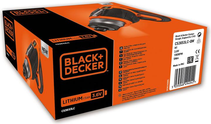 Produktbild Black & Decker Cs3653lc (Akkubetrieb)
