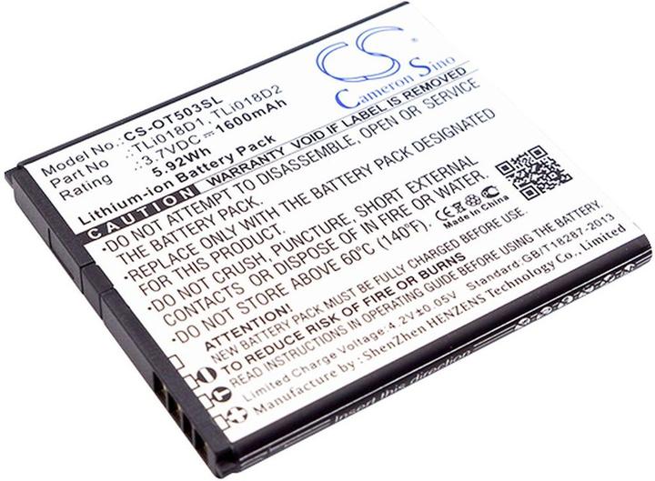 Image du produit NoName Batterie pour Alcatel One Touch Pop D5 etc.