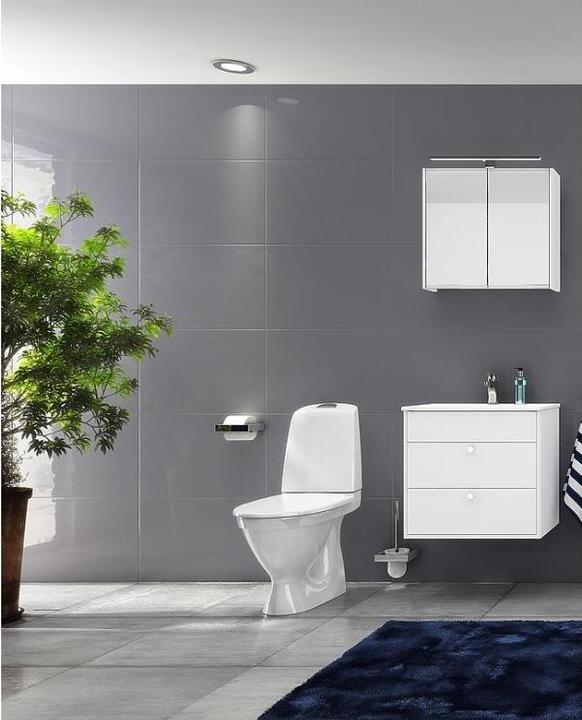 Produktbild Gustavsberg Nautic 1510HF C+ toilet 2/4 L med P-lås uden saede og åben skyllerand