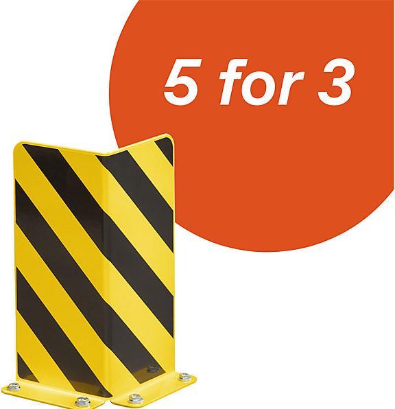 Image du produit kaiserkraft Bonne affaire : kit de protection d'étagère 5 pour 3