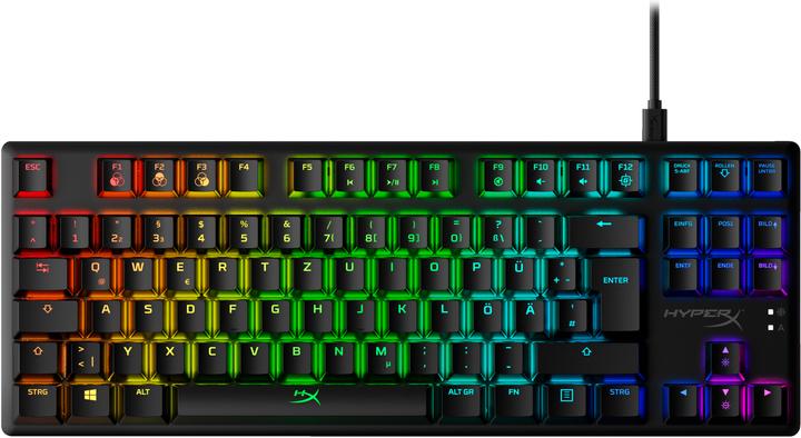 HyperX Alloy Origins Core - Tastiera da gioco meccanica - HX Red (layout DE) (DE, Cablato)
