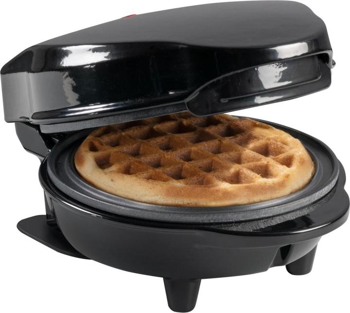 Bestron Mini-Waffeleisen für klassische Waffeln, kleiner Waffelmaker mit Antihaftbeschichtung, für K