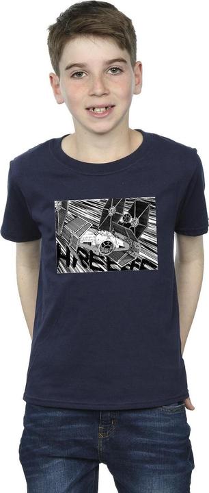 Actual product image Star Wars Boys Anime Plane T-Shirt (104)
