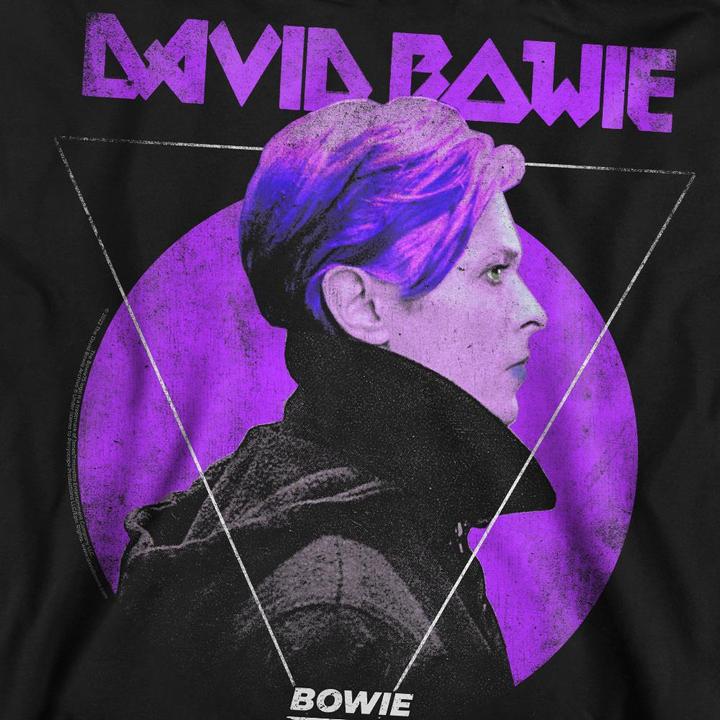 Immagine prodotto David Bowie 75 Felpa Logo del Profilo Laterale Adulto Unisex (S)