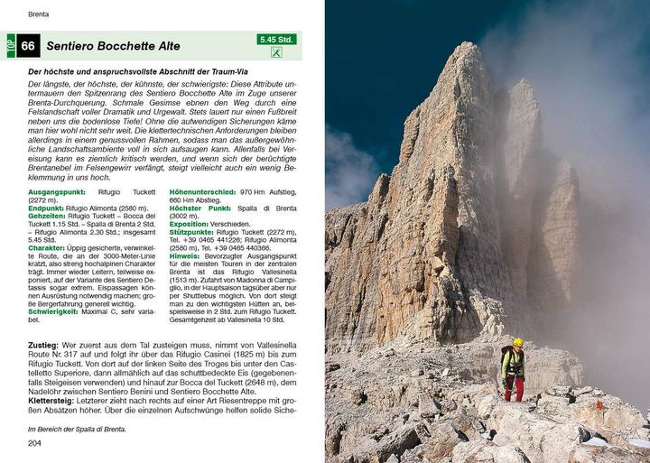 Actual product image Klettersteige Dolomiten - Brenta - Gardasee (German, Mark Zahel, 2023)