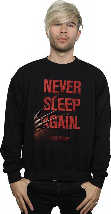 Actual product image Absolute Cult Mens Never Sleep Again Sweatshirt (S)