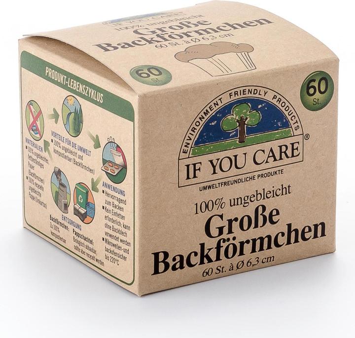 Produktbild If You Care Backförmchen Gross Durchmesser 6.3 cm (6.30 cm)