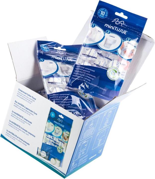 Image du produit MiniTissue Lingettes rafraîchissantes (10 pièce(s))