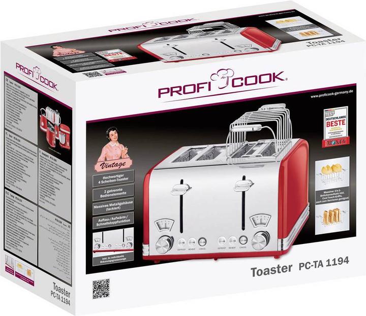 Produktbild Proficook PC TA 1194 4 Scheiben