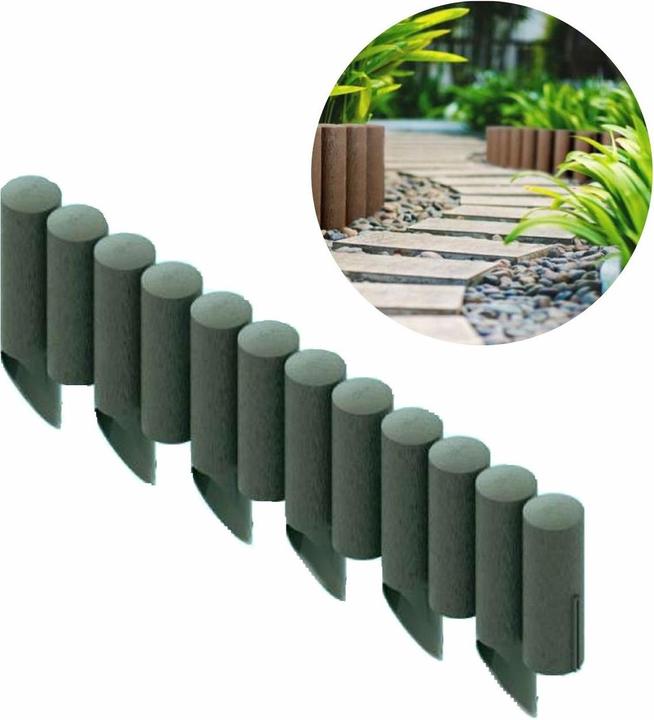 Immagine prodotto Green Split Palizzate in plastica verde 2,3m x 25,5cm (230 cm)