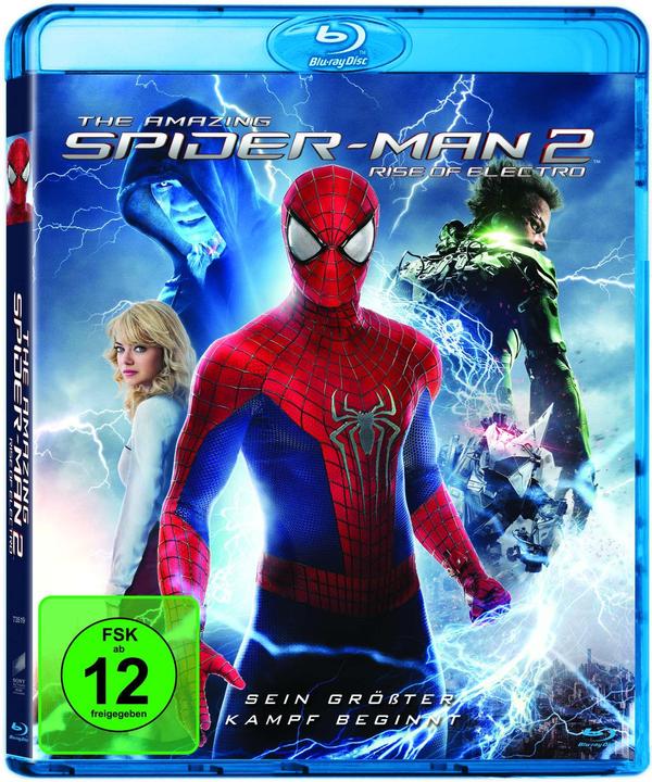 Actual product image Sony The Amazing Spider-Man Rise of Electro (Blu-ray, 2014, German)