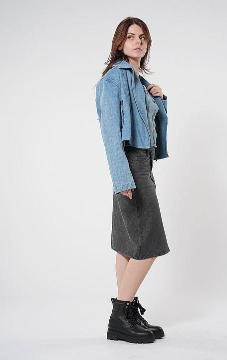 Actual product image Designers Remix MILES BIKER denim jacket (S/M)