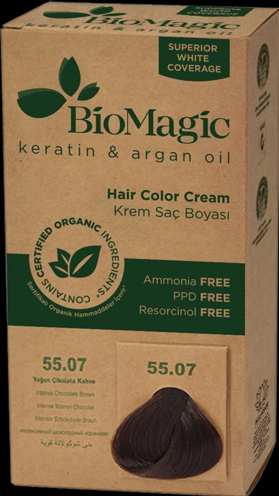 Biomagic Haarfärbemittel dunkler Schokoladenbraun (55,07) 250 g - Biomagisch (dunkler Schokoladenbraun)