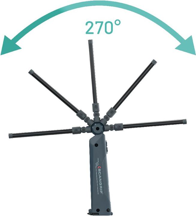 Actual product image Scangrip Akku-LED Taschenlampe Slim (31 cm, 500 lm)