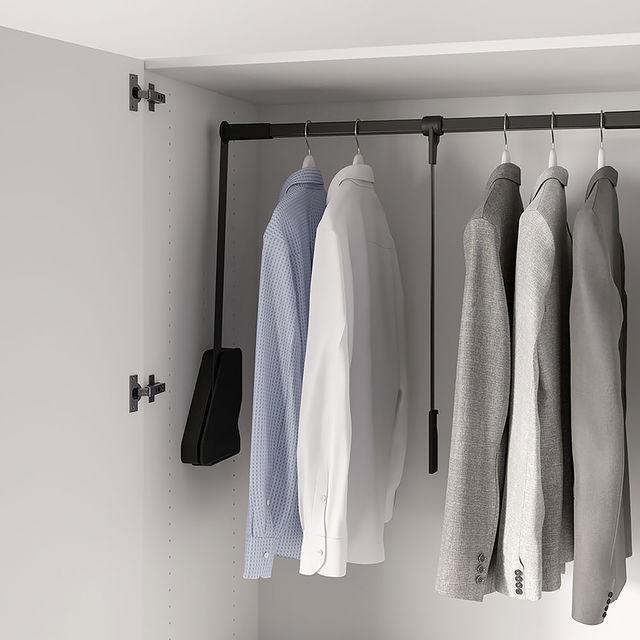 Image du produit Hettich Distanzstück für Kleiderlift Conero schwarz