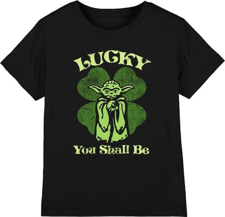 Actual product image Star Wars Childrens/Kids Lucky Yoda St Patricks Day T-Shirt (104)