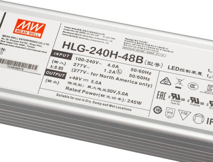 Actual product image MeanWell LED driver LED transformer