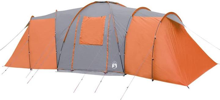 Immagine prodotto VidaXL Tenda da campeggio 12 persone & Arancione 840 x 720 x 200 cm 185T Taffeta (Tenda a cupola, 24.50 kg, 9+ persone)