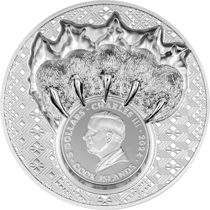 Actual product image CIT Coin Invest Silver King of the North - Polar Bear 1 oz PP - Ultra High Relief 2024 (999, 2024)