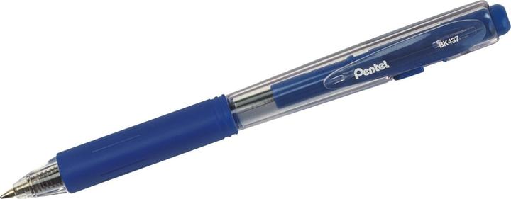 Actual product image Pentel Retractable biros BK437, blue (Blue, 1 x)