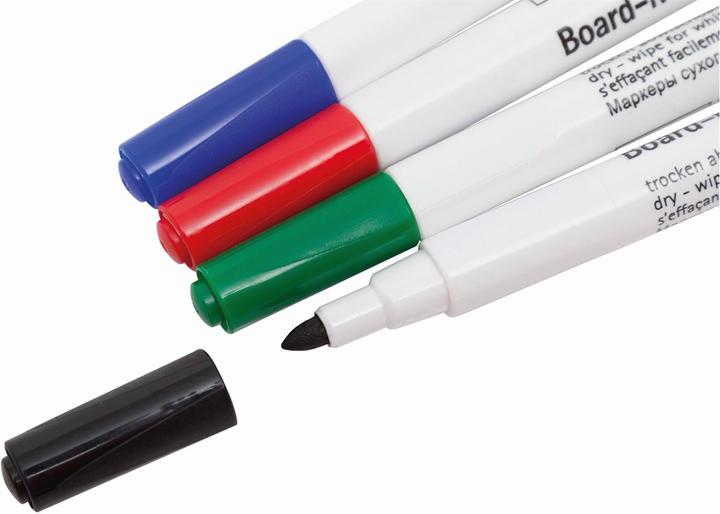 Image du produit Maul Marqueurs pour tableaux blancs (triés par couleur, 1.50 mm, 4 x)