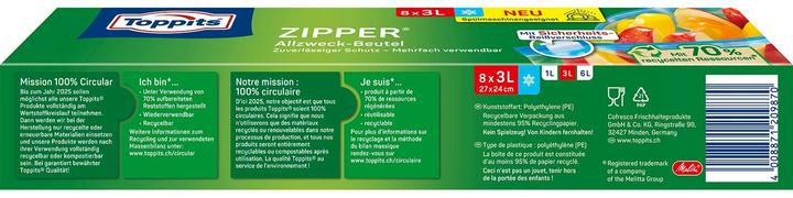 Image du produit Toppits Fermeture éclair (8 x)