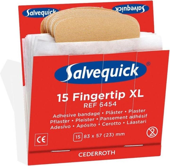 Söhngen Refill für SALVEQUICK, 6 VE Fingerspitzenpflaster, je 15 Stk, VE à 6 Stk (6 x)