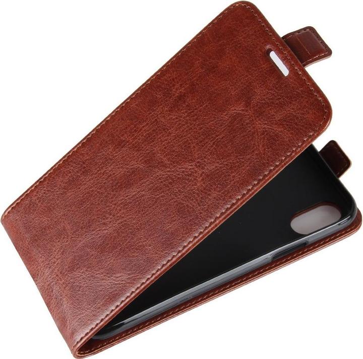 Produktbild Cover-Discount Leder Flip Case mit Fotofach vertikal (Apple iPhone X, Apple iPhone XS)