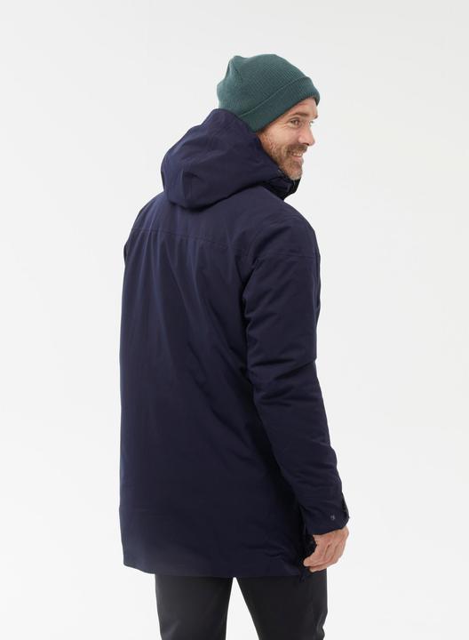Produktbild Quechua Parka Winterjacke Herren warm bis -10 °C wasserdicht Winterwandern - SH500 blau (M)