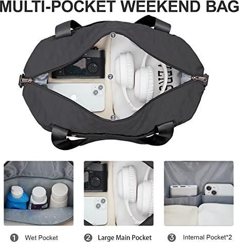 Immagine prodotto Only-Bags.Store Borsa da viaggio Borsa sportiva 40x20x25 Ryanair Bagaglio a mano Borsa Weekender Borsa da bagno
